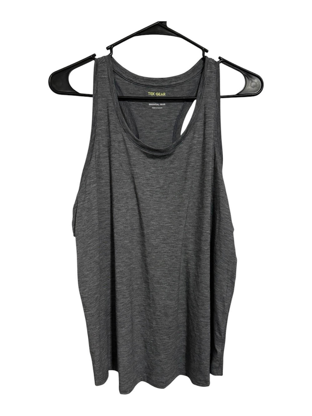 tek gear Women's Heather Charcoal Racerback Tank Top